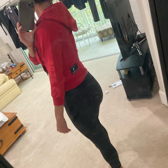 Ben Taverniti Unravel Project hooded red sweatshirt - Picture 8 of 11